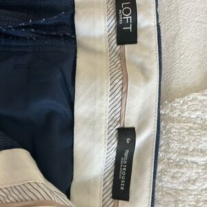 Loft Brand Marisa Trouser. Size 6P. Gently worn. Navy blue
